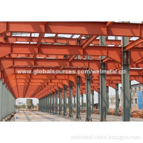 Large Span Steel Workshop, Easy to Assemble and Dismantle